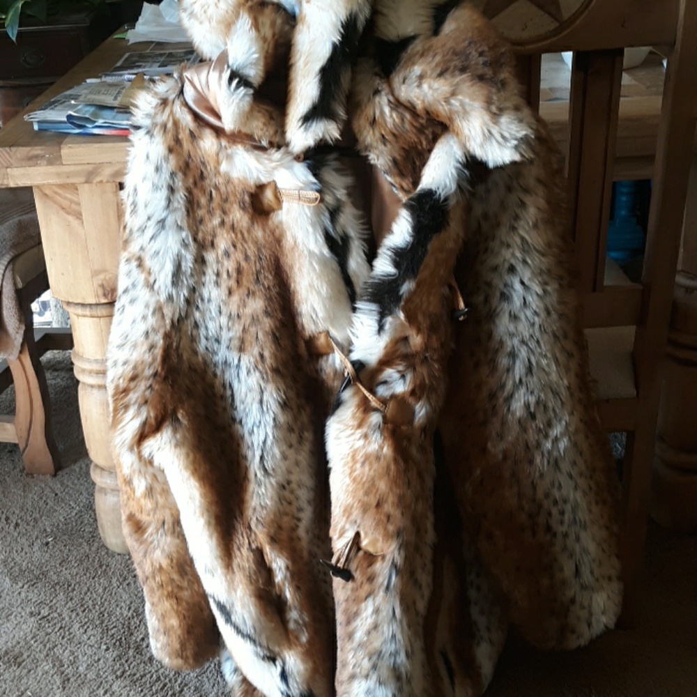 Faux fur jacket